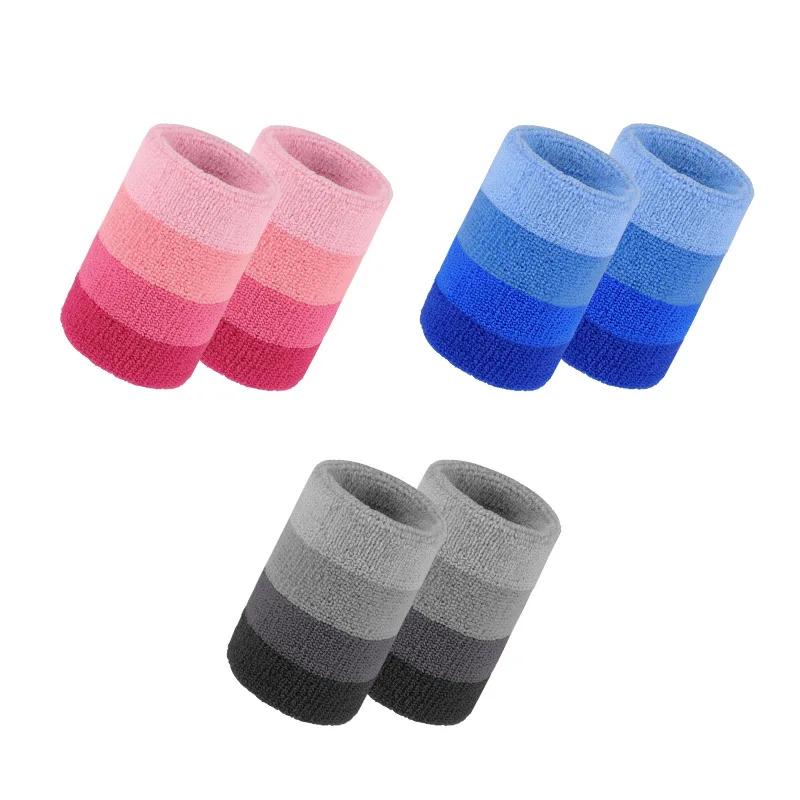 Wristband Sweatband Women Men Gym Fitness Wrist Brace Support Volleyball Basketball Badminton Hand Sports Wrist Wraps Protector
