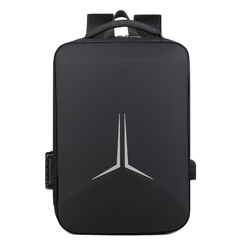 Li Shen Business Hartschalen-Laptop-Rucksack mit USB-Anschluss