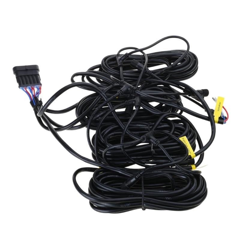 ATVs Turn Signal Kit Featuring High Brightness Lights With Intuitive Rockers Switch Suitable or Improved Driving Safety