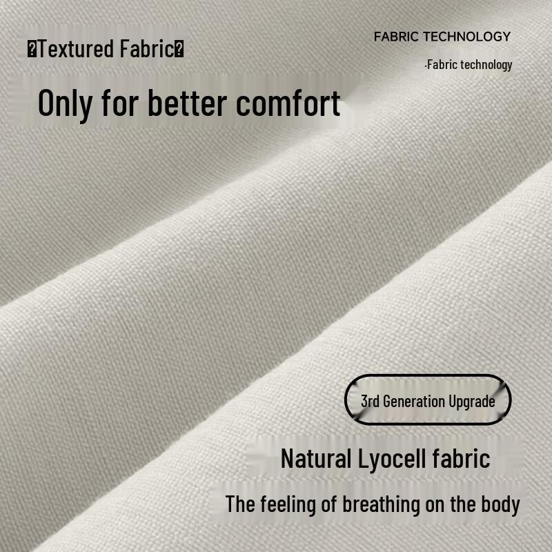 Fingercroxxit Pánské ležérní kalhoty s rovnými nohavicemi z lyocellu