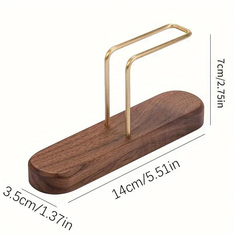 

Coffee Filter Holder Wood 1pc V Shape Coffee Filter Storage Office Solid Wooden Organiser Home Coffee Accessories VIE LENTE разноцветный