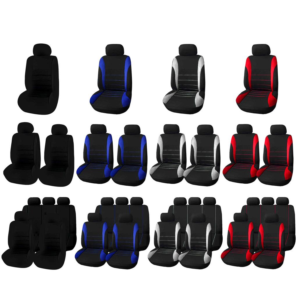 Car for Seat Cover Breathable Cotton Fabric Auto Cushion Mat Protector Universal