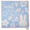 Miffy Towel Cherry Blossom and Miffy Hand Handkerchief, (Organza Packaging) (Blue), Women's, Towel, Approx. 25cm, 001031-0003-02