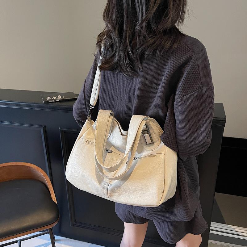 Crossbody bag solid color bag casual women's handbag
