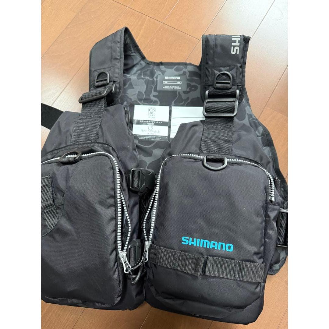 Used SHIMANO Leisure Life Jacket Black