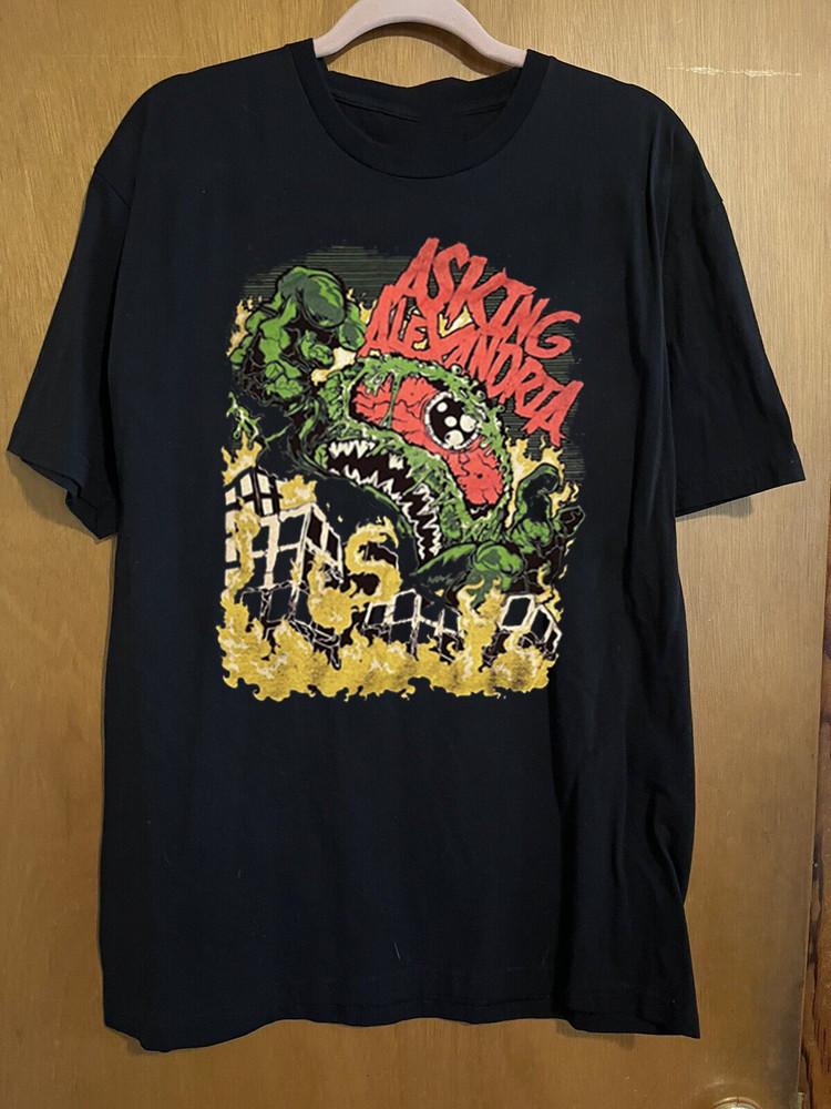 Asking Alexandria Monster Band Unisex T-Shirt All Size S-5XL MK611 Unisex T-Shirt S