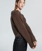 RACLEUR Ra Logo Collar Crop Knit [Brown]