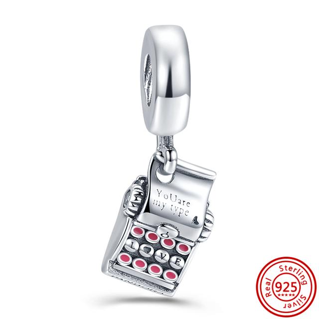 92 Style Pendant Paw Prints Butterfly Hearts Wings Snowflakes Shiny Beads Fit Charm Bracelet 925 Silver Jewelry