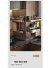 Gun Gray Wall-Mounted Spice Rack: No-Punch, Multifunctional Kitchen Storage Solution