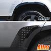 Rear Wheel Arch ABS Black Body Anti-Scratch Protection Cover Trim Kit Compatible With -2025 Land Rover Defender 110 130 Decoration Armor Sticker Trim