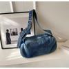 Simple Versatile Large-capacity Tote Bag Women's Bag New Denim Shoulder Slanting Cross Bag