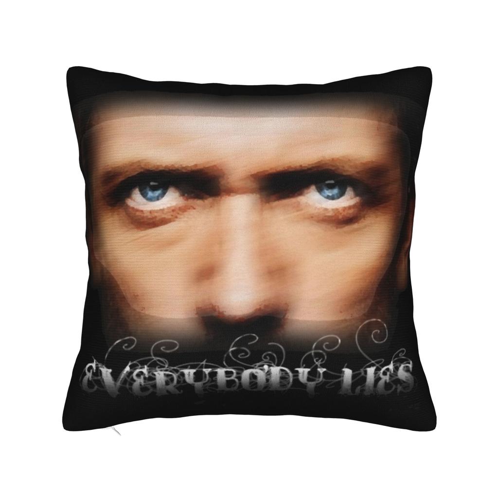 House MD Dr Gregory House Pillow Covers Product Soft Cushion Cover Decorations  Throw Pillow Case Cover Home Multiple Sizes