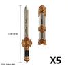 MOC Medieval Building Block Soldier Figure Weapon Accessories Battle Axe Bow Arrow Sword Sheath Shield Assembly Puzzle Brick Toy