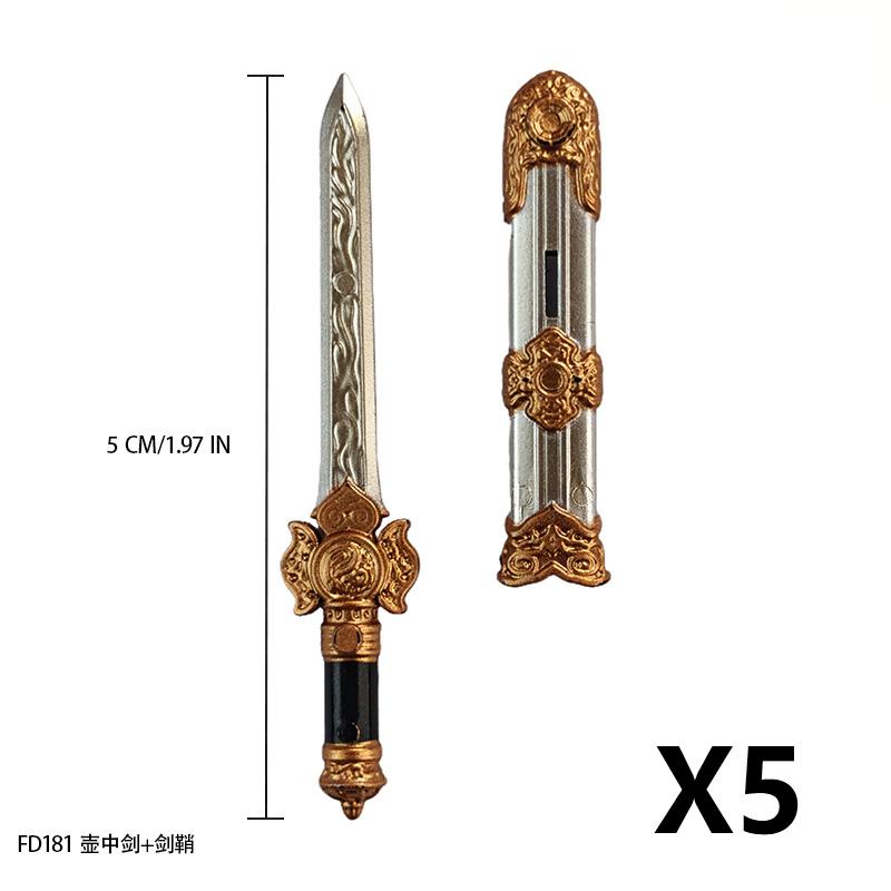 MOC Medieval Building Block Soldier Figure Weapon Accessories Battle Axe Bow Arrow Sword Sheath Shield Assembly Puzzle Brick Toy