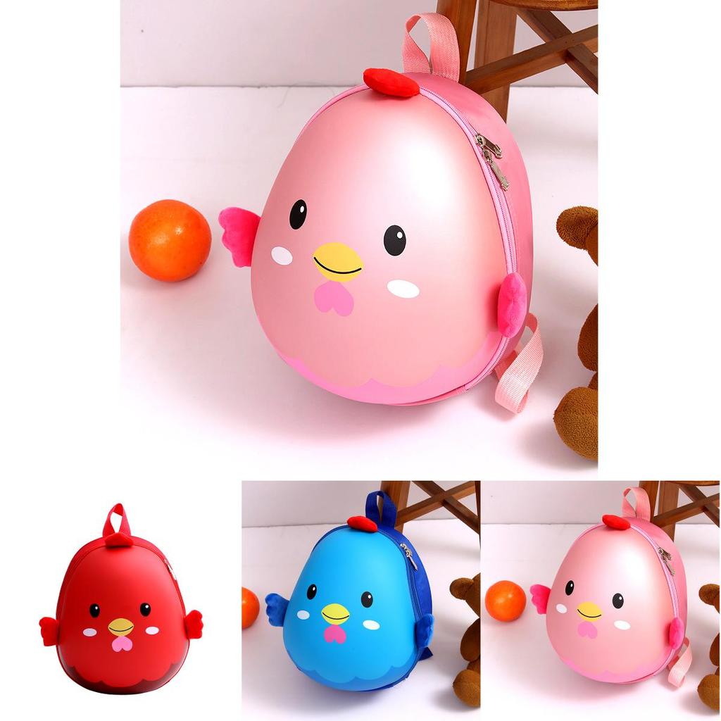Adorable Cartoon Eggshell Backpack For Kids Ages 3-6 Boys And Girls Preschool Bag