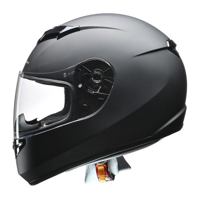 LEAD STRAX Full Face Helmet Matte Black M (57-58cm) SF-12