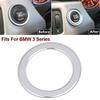 Elegant Design Car Engine Start/Stop Push Button Ring Switch Decor Trim for BMW 3 Series E90 Sleek and Easy Installation