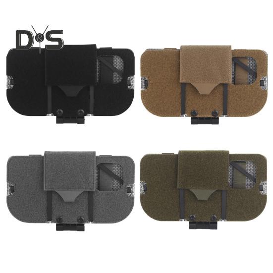 Foldable Hunting Vest Phone Holder Plate Carrier for iPhone 15 Mobile Universal Chest Navigation Board Cell Phone Mount Outdoor Vest Attachment