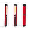 COB LED Work Light: Portable USB-Rechargeable Flashlight with Red Warning Light & Magnetic Base for Maintenance