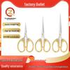 Zinc Alloy Mini Scissors: Stainless Steel, Pointed Embroidery & Thread Trimmer for Handcraft and Office Use
