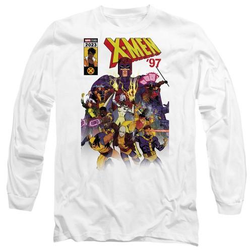 Marvel Unisex Adult X-Men Comic Cover Team T-Shirt