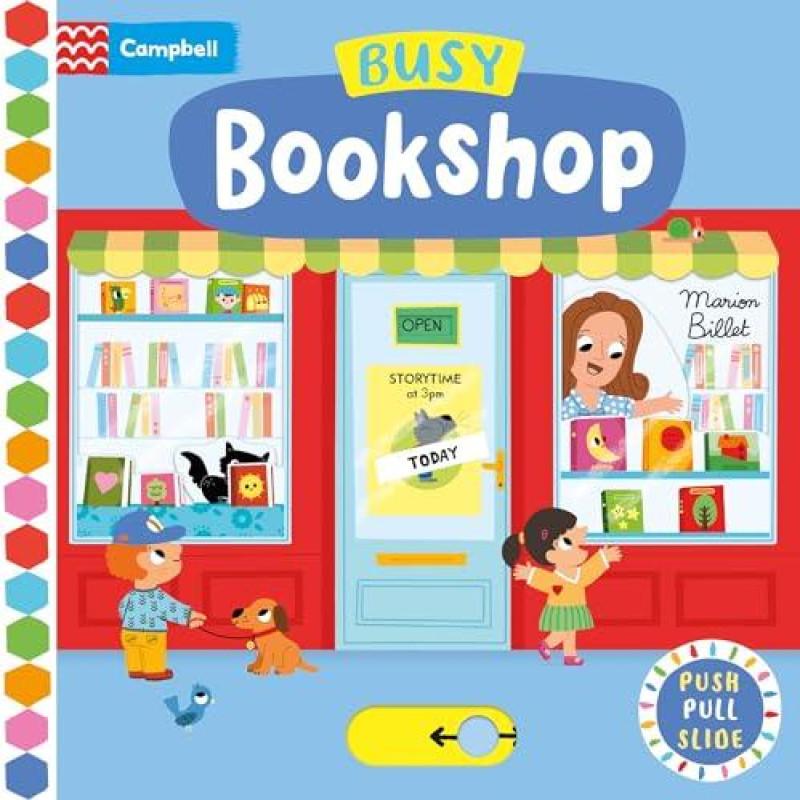 Busy Bookshop by Marion Billet Board book Book 9781035056187