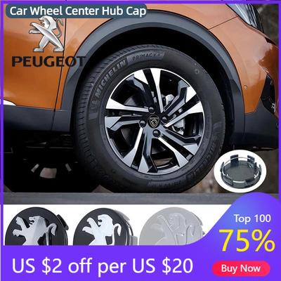 2026 Sticker Fierbinte Mașină 4 Bucăți 60mm Capac Central Jantă Mașină Embleme Capace Pentru Peugeot 407 508 2008 5008 307 308 3008 206 207 208 1