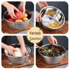 Li Bai Yi Thickened Stainless Steel Multi-Purpose Mixing Bowl