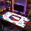 Republi Football Crest Mouse Pad, Extended Non Slip Rubber Desk Mat for Gaming Office Laptop Fan Gift