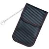 SEIWA Radio Wave Blocking Pouch for Smart Relay Carbon WA45 Keys, Attack, Black, Fiber, Small,