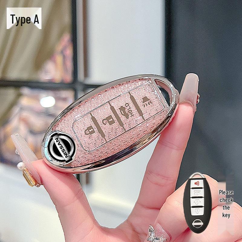 Nissan Key Covers: Compatible with X-Trail, Teana, Tiida, Terra, Murano, Sylphy, Qashqai, and Other Passenger Car Models.