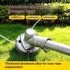 Lawnmower Weed Trimmer Head Parts Aluminum Alloy Nylon Steel Mowing Line for Home Yard Grass Cutting