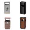 Zhi Shi Outdoor Stainless Steel Trash Can with 35L Liner