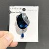 Bo Xin Yun Blue Crystal & Pearl Brooch - Original Exquisite Design