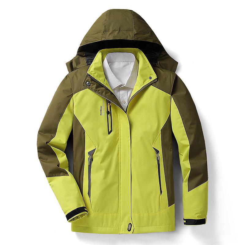Unisex Outdoor Windproof Jacket - Single Layer, Lightweight, Waterproof Sportswear for Couples