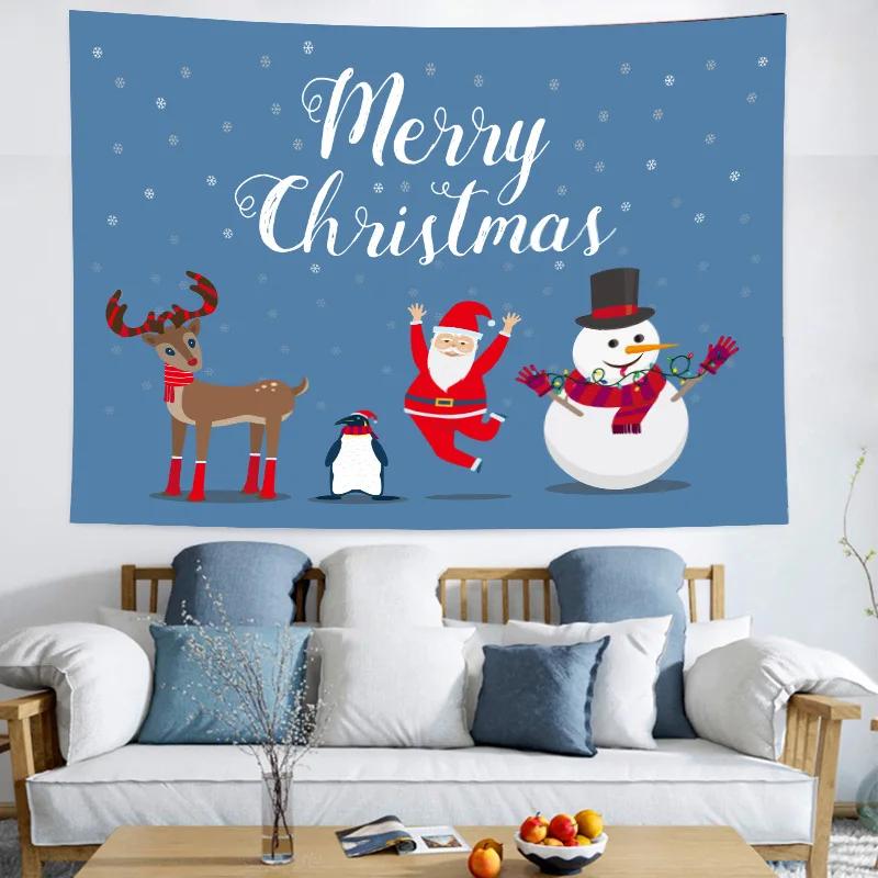 Europäischen und Amerikanischen Weihnachten Hintergrund Wand Tuch Mädchen Herz Hängen Tuch Wohnzimmer Schlafzimmer Wandteppich