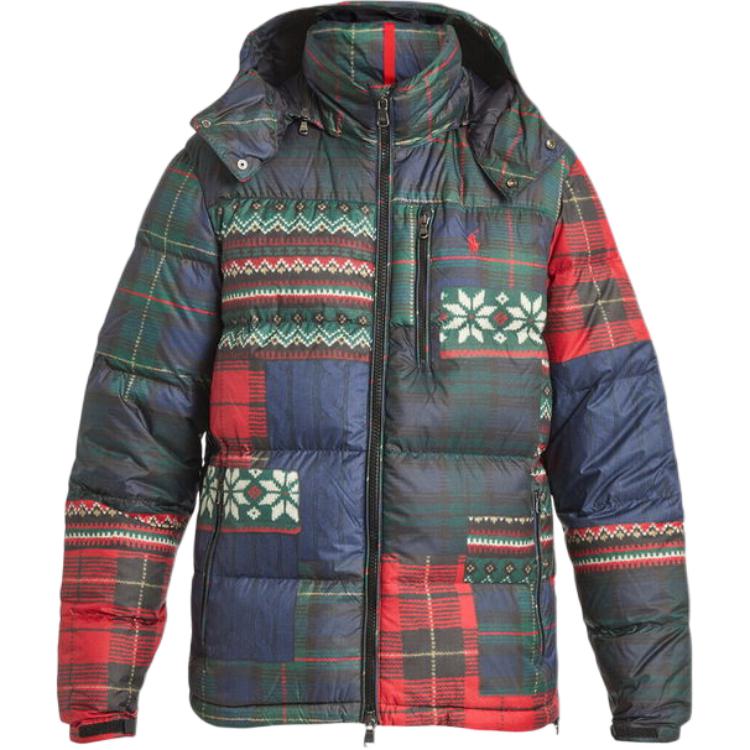 Polo Ralph Lauren FW25 Small Pony Logo Embroidered Reversible Zippered Fitted Hooded Long Sleeve Down Jacket Men outerwear MNPOOTW16021578-100