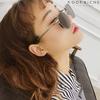 Korean-style retro Hong Kong-style small round-frame sunglasses for women, beach glasses, influencer-approved hip-hop sunglasses, trendy glasses for