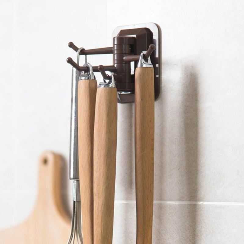 Çok Amaçlı Döner Kanca Güçlü Yapışkanlı Havlu Raf Banyo Duvar Rafı Çok Amaçlı Döner Kanca Güçlü Yapışkanlı Havlu Raf Banyo Duvar Rafı