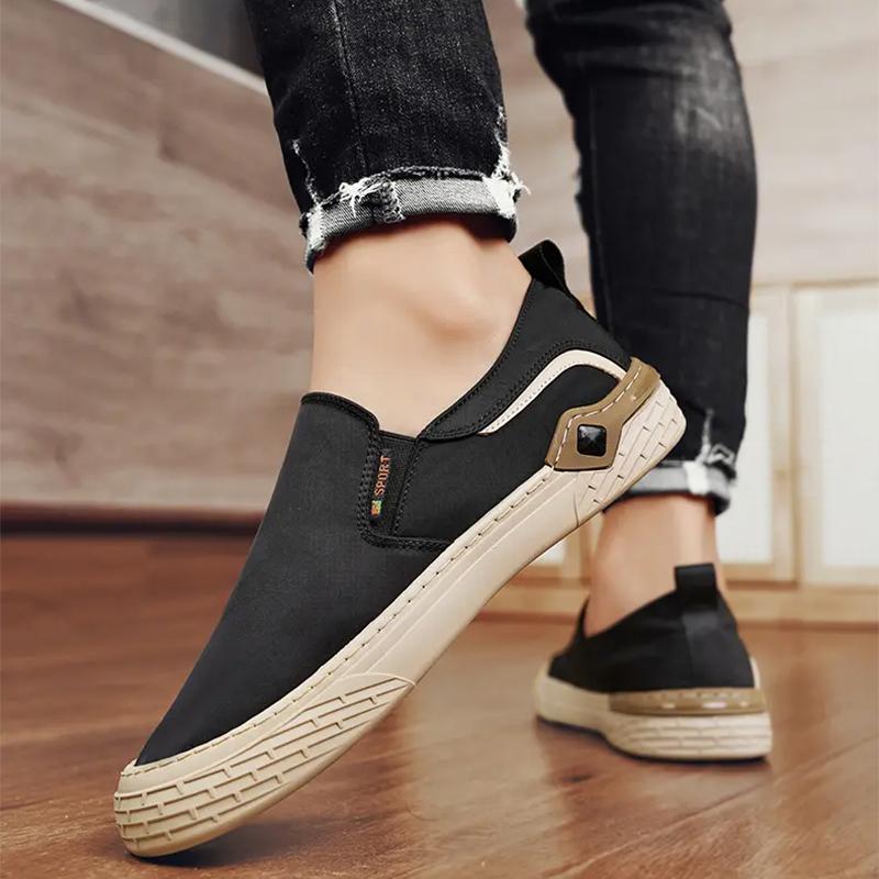 Men Shoes 2024 New Men Casual Shoes Breathable Classic Canvas Slip on Shoes for Men Breathable Walking Sneakers Men's Loafers