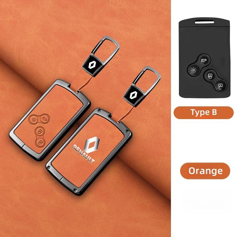 Copricerchi Lega di Zinco Custodia Cover Guscio Portachiavi per Auto per Renault Koleos Captur Kadjar Megane Clio 5 Talisman Arkana Zoe Scenic