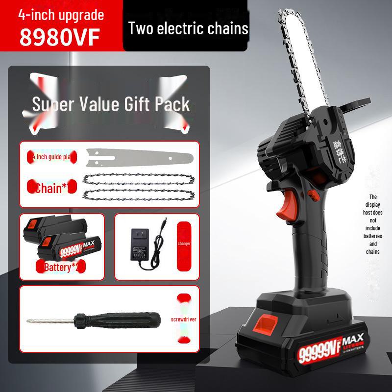 

Портативная мощная бесщеточная электрическая цепная пила: Варианты 4, 6 и 8 дюймов для домашней обрезки