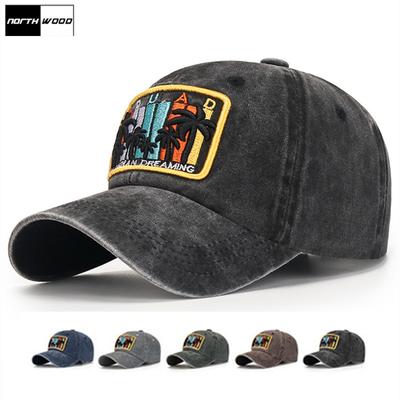 Northwood Casquette de baseball en coton pour hommes femmes Kpop Dad Hat Broderie de lettres Snapback Casquette trucker