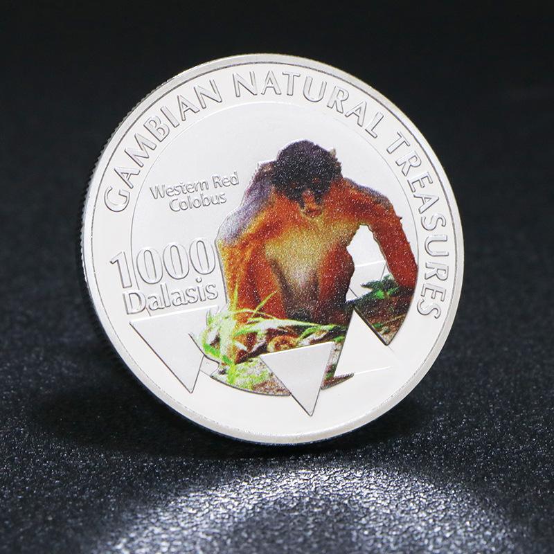 

Commemorative coins, animal commemorative coins, Gambian animal silver coins, Christmas gift, Stocking stuffers