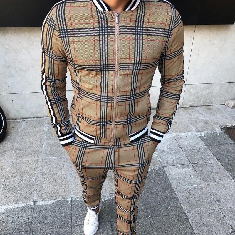 

Мужской повседневный спортивный комплект, осень 2023, Европа и США, тонкие брюки на молнии, комплект для 3D-печати M