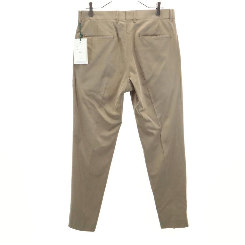 unused Mr.GENTLEMAN Comfortable Pants L beige ESSENTIEL Slacks Men's Used