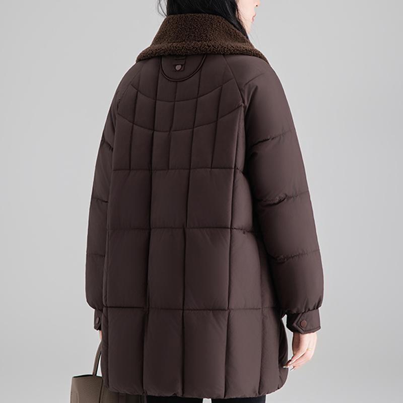 Fashion Woman Long Parkas Winter Coat Plus Size Loose Thick Warm Outerwears Elegant Women's Jackets