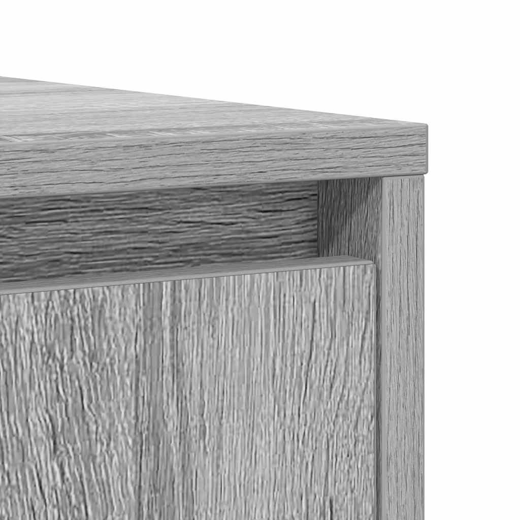 Sideboard Gray Sonoma 85 x 34 x 76 cm Particleboard