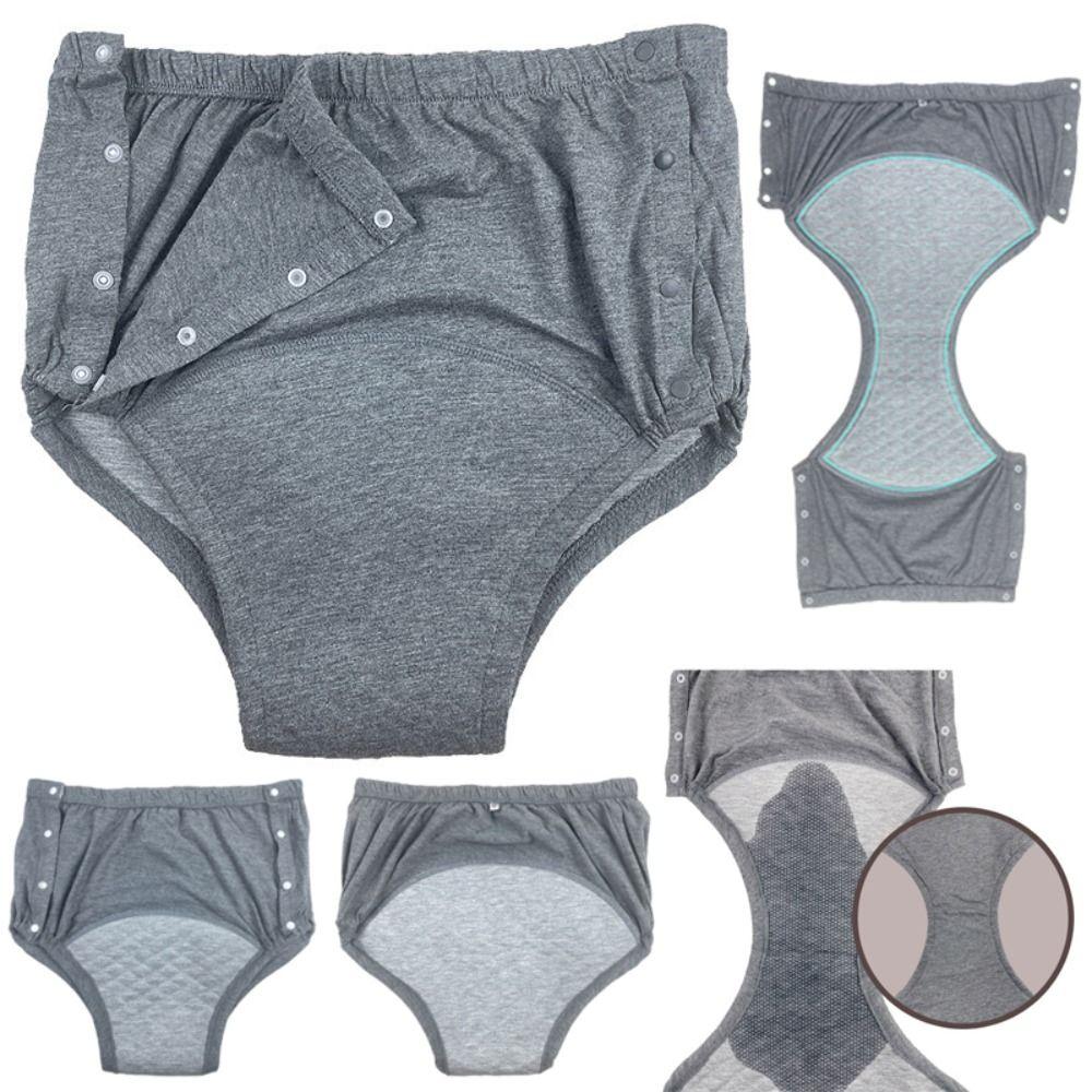 Auslaufsichere Waschbare Windel Elastische Saugfähige Unterhosen Graphen Erwachsenenwindelhosen Bettlägerigkeit