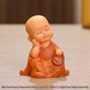 Handmade Cute Little Monk Resin Ornaments for Desktop Decoration